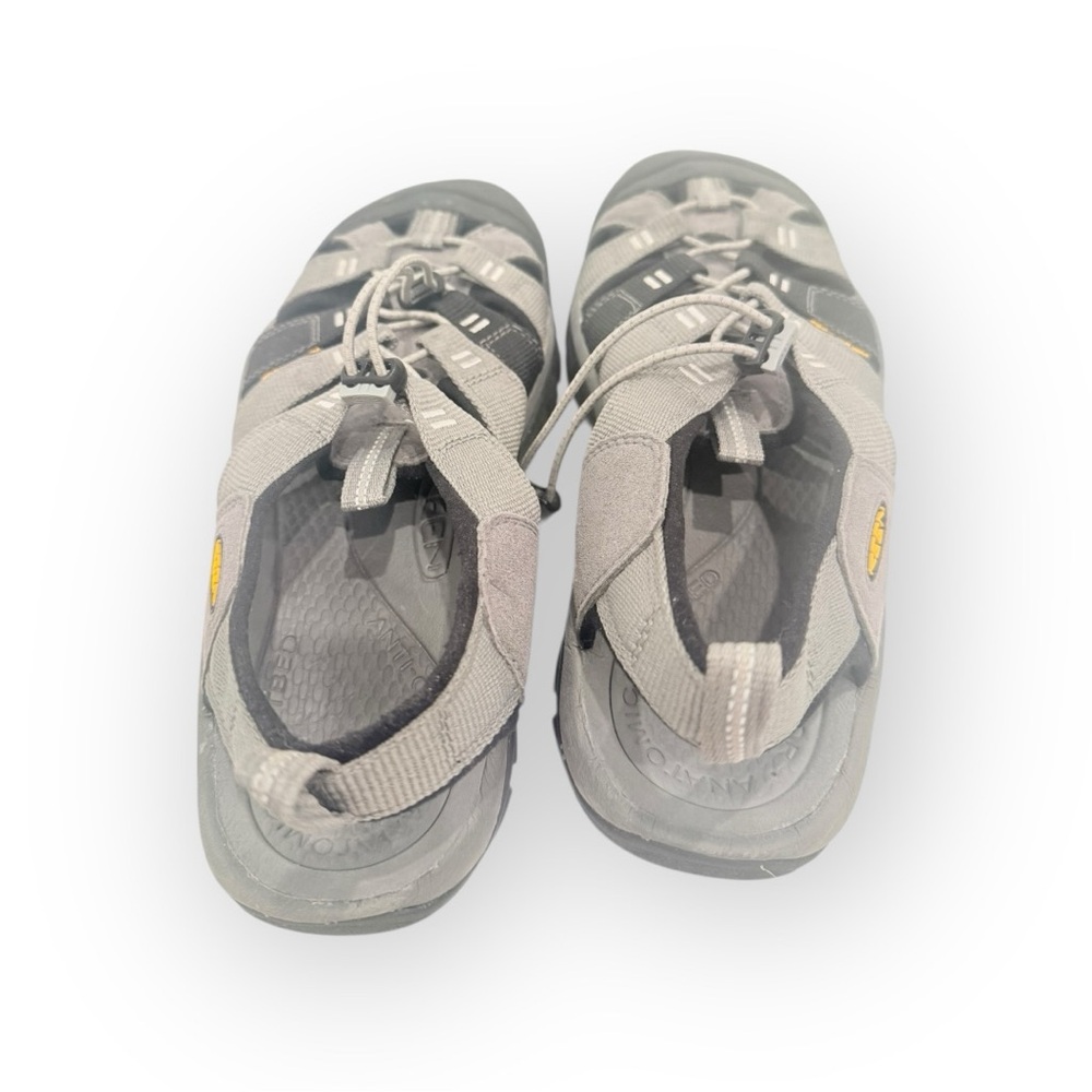 KEEN Men's Newport H2 Waterproof Sandals Grey Black Yellow Size 10 hiking - Picture 3 of 10